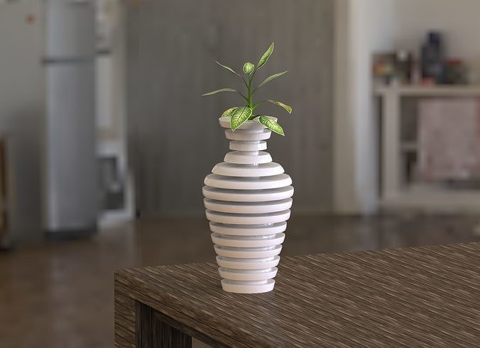 3d print flower pot art cute sculptures interior flowers plants design minimalist vase general decor houseware miniature 3dprint planters exterior realistic indoor 3D print model - Mito3D