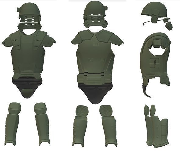 3d impressão modelo m3 coloniais marinho alienígenas armaduras capacete uscm colonial m3armor suporte réplica jogos brinquedos arte esculturas 3D print model - Mito3D