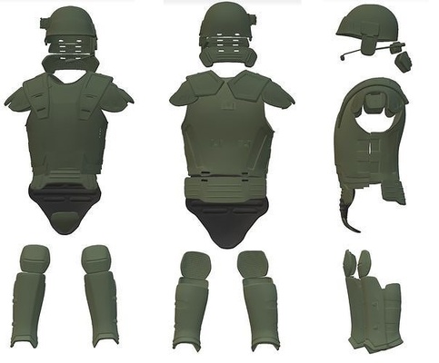 3d impression modèle m3 coloniaux marin extraterrestres armure casque uscm colonialmarine m3armor soutenir réplique jeux jouets art sculptures 3d print model - Mito3D