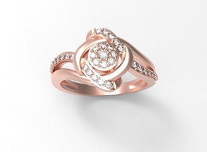 3d impressão anel modelo 12 joalheria ouro Casamento diamante branco prata moda platina gema engagem jóias noivado cafajeste colar pingente 3d print model - Mito3D