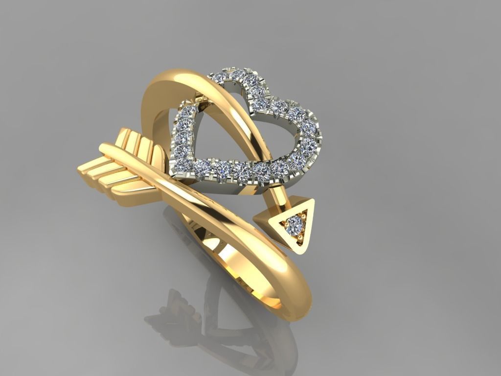 3d Stampa squillare modello 72 gioielleria oro nozze platino gemma splendente diamante moda prototipazione lusso brillante 3D print model - Mito3D