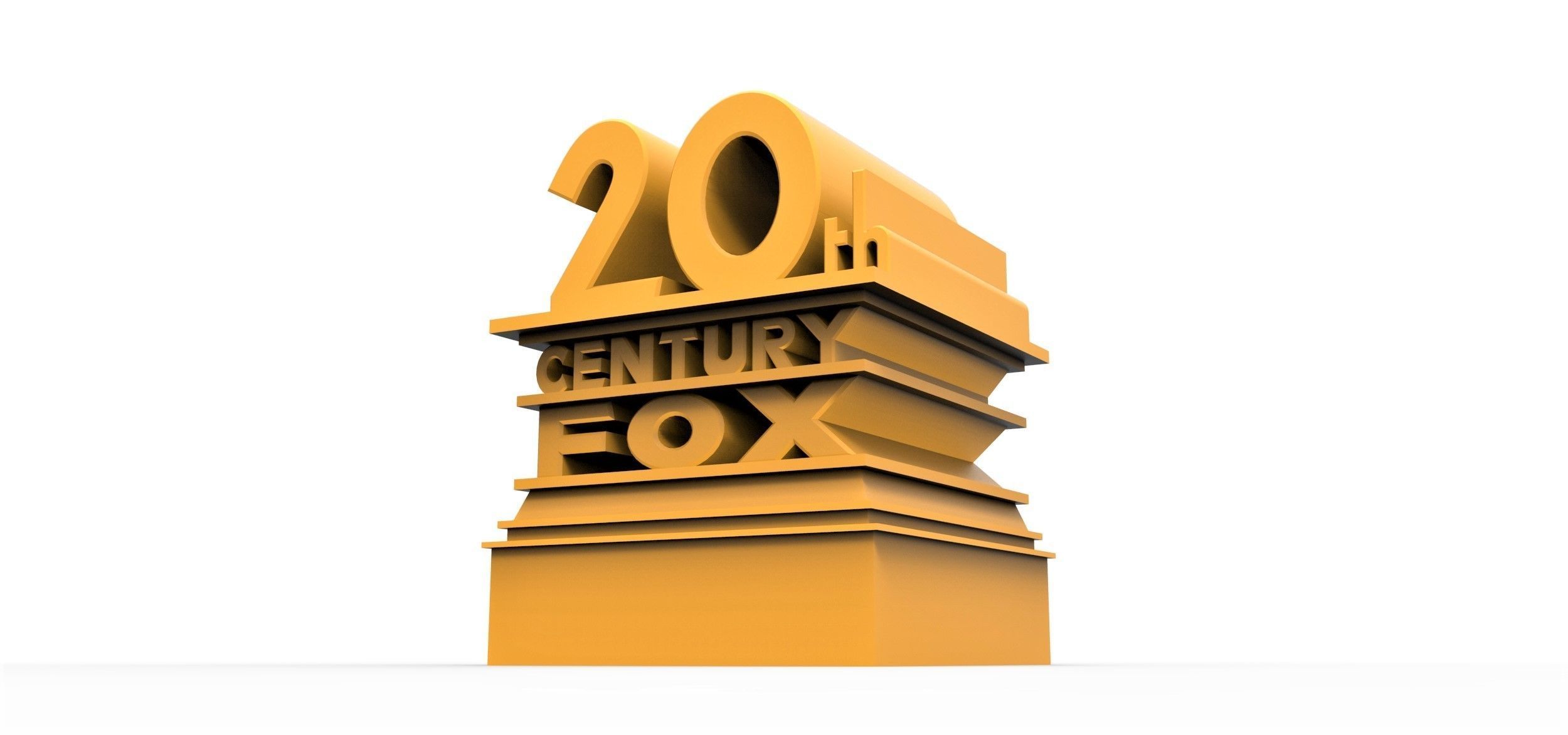 3d printable 20th century fox logo 20thcentury symbol emblem movie print toy hobby diy 3D print model - Mito3D