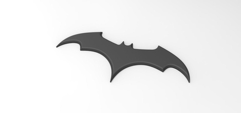 3d printable batman emblem cosplay costume bat logo print toy games toys symbol hobby diy 3d print model - Mito3D