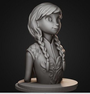 3d yazdırılabilir karakter model Ana Disney Elsa dondurulmuş kostüm prensler baskı heykel Sanat heykeller kar kraliçe prenses kardan adam Şirin karikatür 3dprint 3dprinting şekil 3d print model - Mito3D