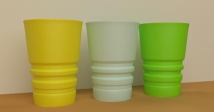 3d-printable-Tassen Haus cup trinken Wasser home Küche Saft Becher 3d drucken bedruckbar ist Essen Esszimmer 3d print model - Mito3D