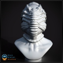3d imprimíveis face hugger busto a arte cabeça escultura alien alienígenas facehugger scifi 3dprint 3dprintable fanart do humanos estátua esculturas 3d print model - Mito3D