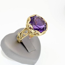 3d printable fashion ring - print model jewelry rings anillo flower flor brillante redondo round 3d print model - Mito3D