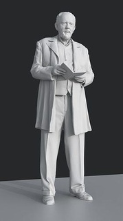 3d printable human figure sculpture man book print 3dprintable art sculptures statue scan 3dscan person hiperrealism realistic model people 3d print model - Mito3D