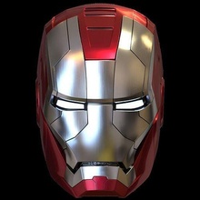 3d printable iron man mk5 motorized helmet ironman marvel superhero stark avengers comic cosplay 3dprinting 3dprintedcosplay ironmanhelmet mk copslayprops 3dprintedprops motorization hobby diy 3d print model - Mito3D