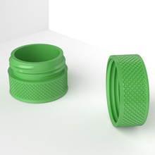 3d druckbar krug box plastik schmuck 3d print model - Mito3D
