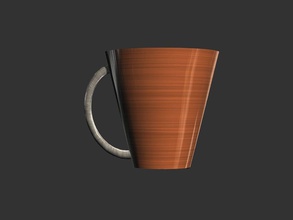 3d printable mug house cup empty houseware tableware stl bianery print kitchenware living room hot drink stuff cheap useful simple cafe ware casino office study kitchen dining 3d print model - Mito3D