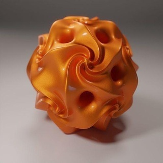 3d printable polyhedra ball art polyhedron spiral math print stl mathematical geometric shape spherical printing ornament 3d print model - Mito3D