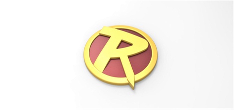 3d-druckbare robin-emblem cosplay hobby-Heimwerker robin bat batman symbol emblem logo drucken bedruckbar ist - Spielzeug Replikat comics dc hobby diy andere 3d print model - Mito3D