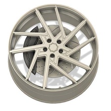3d imprimível rz 103 Lexani rodas roda pneu borda escala modelo 1 25 24 carro personalizadas legal compasso calibre passatempo faça automotivo 3d print model - Mito3D