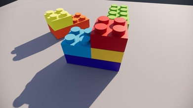 3d-druckbare skalierbare lego set geometrische Kreativität konzeptionelle cube Herausforderung covid 19 Schutz von Ressourcen Spiele - Spielzeug Spiele, Würfel 3d print model - Mito3D