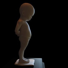 3d imprimable sculpture puni stl, obj art la le prototypage de l'impression statue figurine staplesprinting blackfriday caractère l'homme enfant sculptures 3d print model - Mito3D