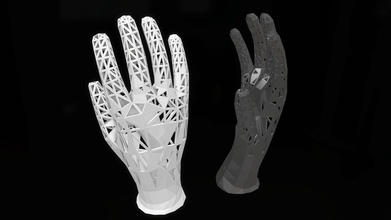 3d printable wireframe jewellery manneguin arm bracelet bracelets display finger hand holder jewel mannequin print printing ring stand necklace jewelry 3d print model - Mito3D
