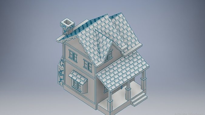 3d printed house modeling interior building design architecture exterior 3D print model - Mito3D