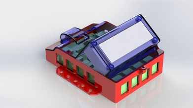 Impressos em 3d placa-mãe caso tronco projeto a tecnologia de plástico produto o design solidworks cad 3dmodelling ciência engenharia 3d print model - Mito3D