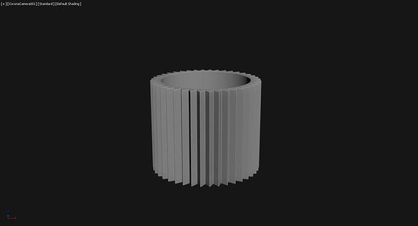 3d printed planter plant pot vase 068 flower houseware 3dprint figurines miniatures decor plantpot flowerpor house tree concrete plastic geometric printable 3dprinting art 3d print model - Mito3D