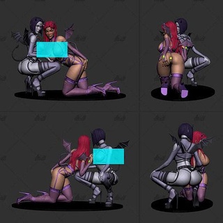 3d printed raven dc comic character model print toy statue fanart fan art universe collector woman girl games toys 3d print model - Mito3D