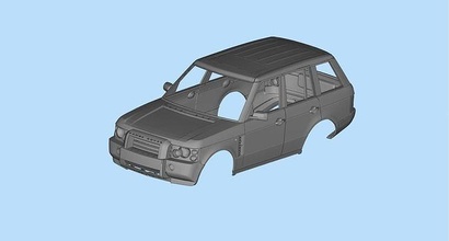 3d impresso rc corpos terra andarilho alcance 2005 rcbodies escala axial rastejante rc4wd veículo automotivo passatempo faça trx4 carro printcar tamiya imprimível 3d print model - Mito3D