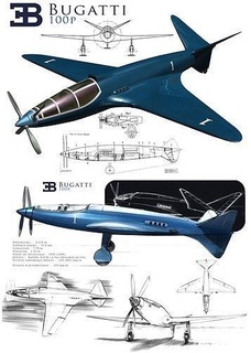 3d printed rc bugatti 100p racer spirit speed airplane aircraft pylon fast racing hobby diy 3d print model - Mito3D