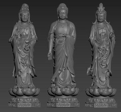 3d impresso aluna Buda modelo fácil estátua escultura arte religião religiou objeto Deus cnc 3dsmax jdpaint Artcam zbrush esculturas 3d print model - Mito3D