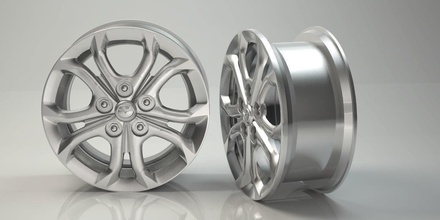 3d rim in acciaio pneumatico hobby-fai da te auto la ruota avto gara parte il veicolo automobile racing hobby fai automotive 3d print model - Mito3D