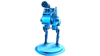 3d robot pollo illustrazione cyborg macchina macchinari carattere tecnologia futuristico meccanico scientifico arte sculture 3d print model - Mito3D