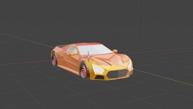 3d smart model car vehicle race fast wheel sport tire games toys 3d print model - Mito3D