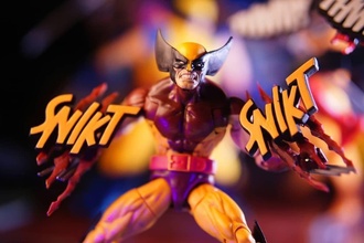 3d snikt effects marvel legends wolverine comic acba photography mafex games toys 3d print model - Mito3D