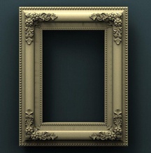 3d-stl Modell-cnc-Fräser-Bilder-Rahmen Haus Bild frame cnc geschnitzt die Erleichterung Bild-Rahmen Galerie carving - Zubehör 3d print model - Mito3D