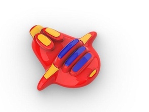 3d oyuncak jet sevgililer stl Dosyalar doğrulandı cad yazdırılabilir plastik çocuk toon karikatür oyun uçak prototip modelleme 3d print model - Mito3D