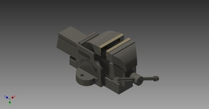 3d schraubstock animation industrie industriell design ingenieur cad wissenschaft ingenieurwesen 3d print model - Mito3D