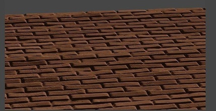 3d walls rough good textures brick pattern realistic games row materials baked pbr art 3d print model - Mito3D