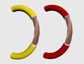 3d fios de cabos ciência fio o cabo elétrico engenharia 3d print model - Mito3D