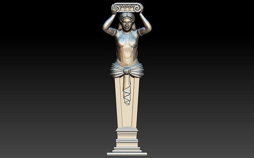 3d femme antique modèle impression sculpture décor art sculptures 3d print model - Mito3D