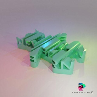 3d word shape - newborn art signs logos 3d print model - Mito3D