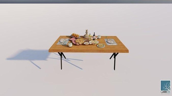 3d yemek masasi Odun masa sandalye mobilya sıra Sanat düz orman iş ev salon mutfak deko sunum doğa iç reklâm 3d print model - Mito3D