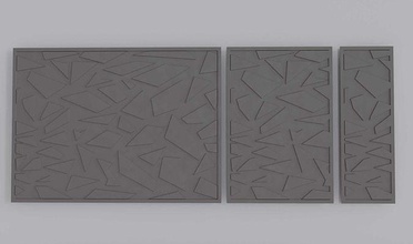 3decor akustik duvar paneller tasarım sanat desen iç 3d print model - Mito3D