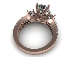 3dm elmas yüzük r92 sanat bilezik takı mücevherleri Safir beyaz altın sterling Gümüş nişan düğün cad yazdırılabilir 3d tasarım kolye küpe harika iyi halhal karakter insan giyim yüzüğü paralar rozetleri paraları 3d print model - Mito3D
