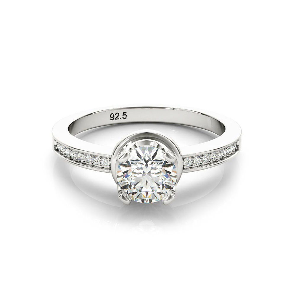 3dm gioielli anelli di fidanzamento vintage personalizzati anello moda stampabile matrimonio file stl 3D print model - Mito3D