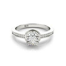 3dm gioielli anelli di fidanzamento vintage personalizzati anello moda stampabile matrimonio file stl 3d print model - Mito3D