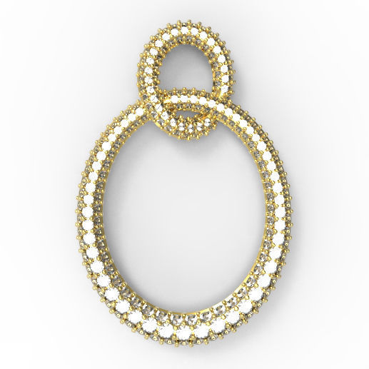 3dm branco ouro pingente jóias personalizadas joalheria noivado anel argolas imprimível Casamento solitário platina Arquivo 3D print model - Mito3D