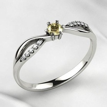 3mm citrino moda ouro anel rinoceronte jóia gema 3dprint imprimível Casamento noivado diamante brilhante rubi safira esmeralda ródio casamento prata joalheria 3d print model - Mito3D