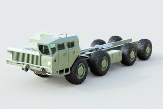 4-wheel transport vehicle truck transportation industry cargo traffic weight long distance payload engineering engine automotive grass scifi helmet hand monster science 3d print model - Mito3D