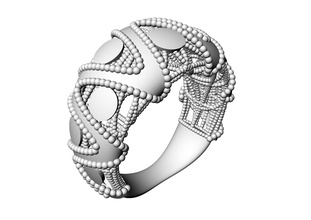 40 la joyería de oro plata joya sterling anillo compromiso imprimible moda y belleza vintag prendas vestir el boda cad blanco los anillos 3d print model - Mito3D