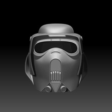 41st scout battalion trooper helmet star wars battlefront sw cosplay hobby diy armor 3d print mask 3d print model - Mito3D