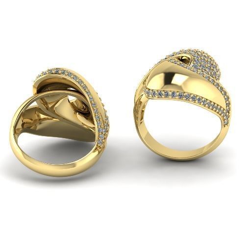 421 ring women earrings kolco sergi dlya pechati 3dmodel printable sterling fashion silver engagem platinum jewellery engagement jewel jewelry rings missfox dekoracia 3D print model - Mito3D